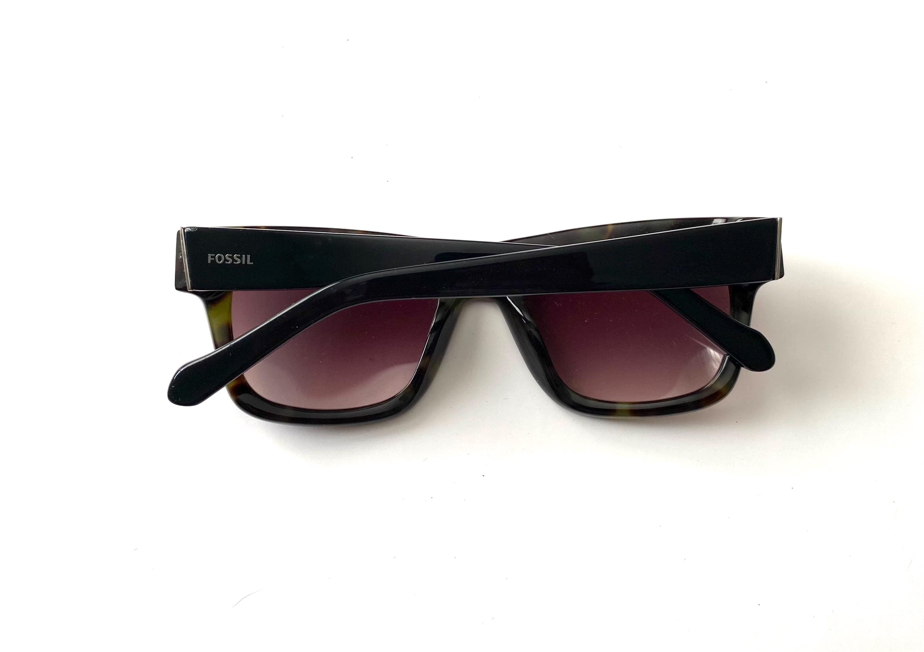 Mens Womens Brown Tortoiseshell FOSSIL Designer Glasses 