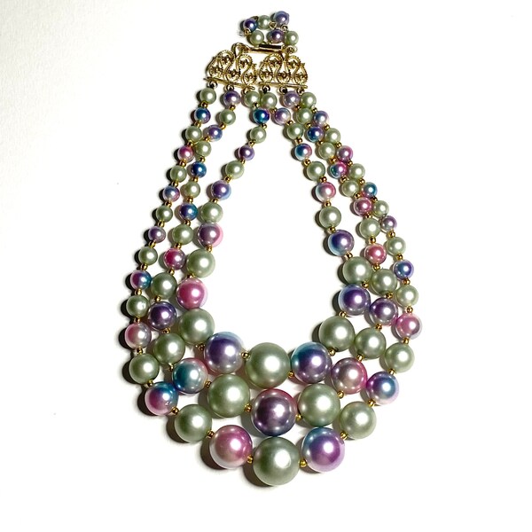 Oversized Pearl Necklace Etsy