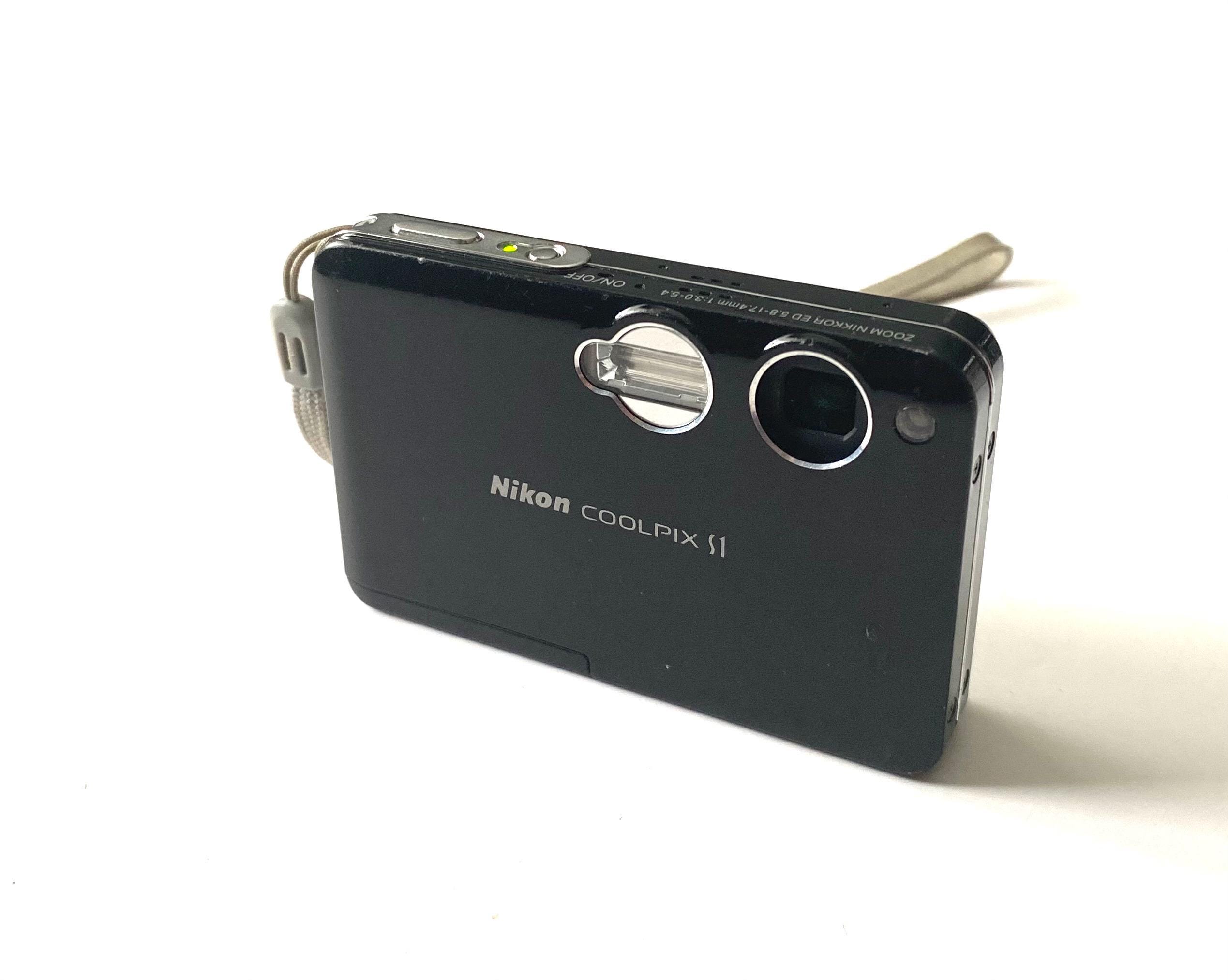 Vintage Retro Black NIKON COOLPIX S1 5MP Digital Camera - Etsy