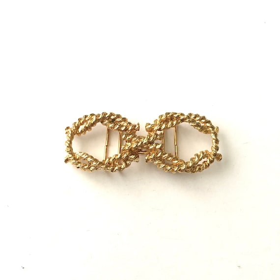 Vintage Rare 1975 Mimi di N  Gold toned Belt Buckle vintage mimi di n belt Buckle sea shells gold tone 1975  main image 3