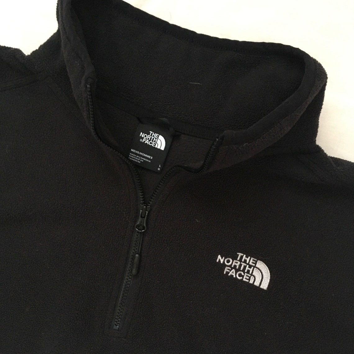 Mens black THE NORTH FACE fleece jumper sweater top size L | Etsy