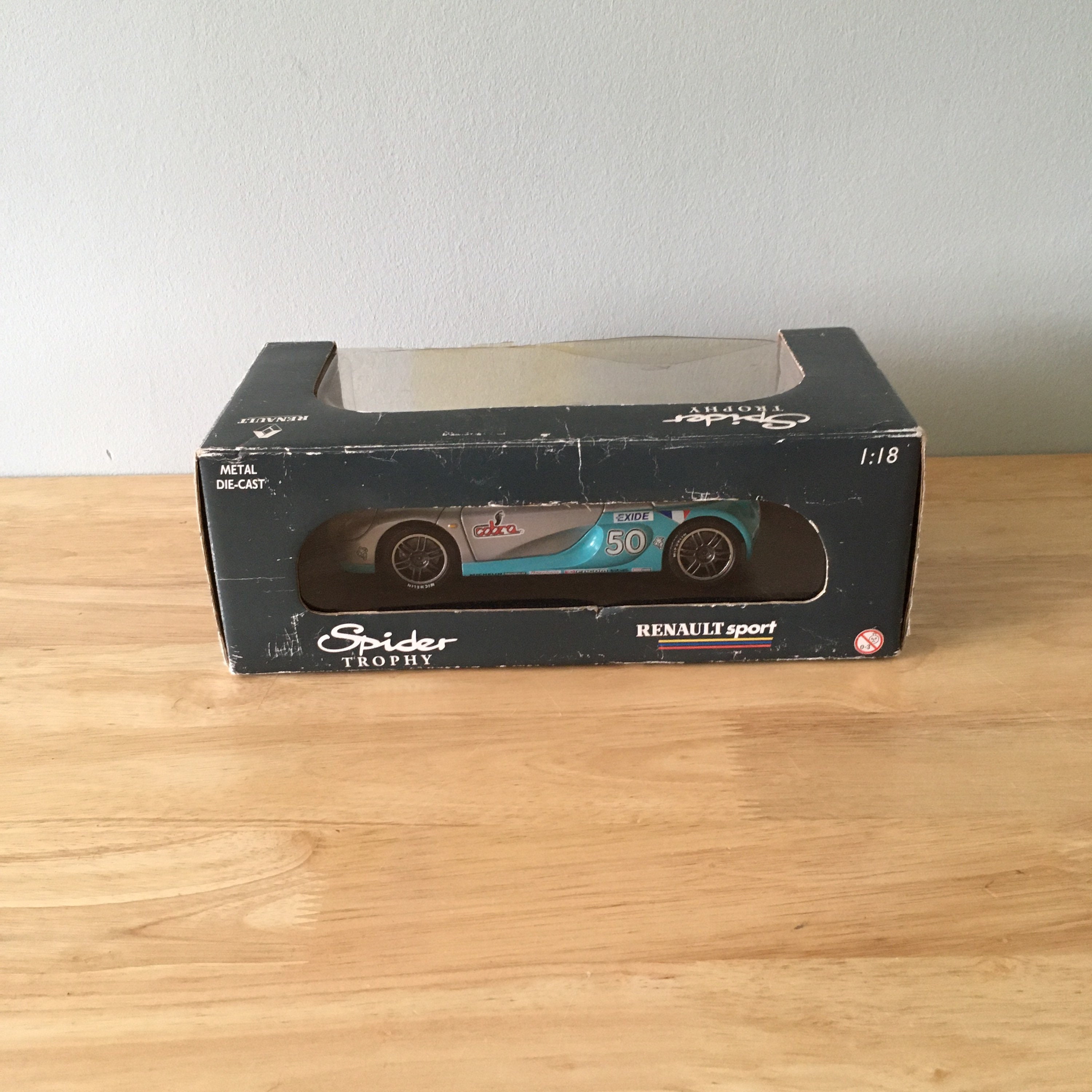 Vintage SPIDER TROPHY Renault Sport Anson 1:18 Die Cast Model - Etsy
