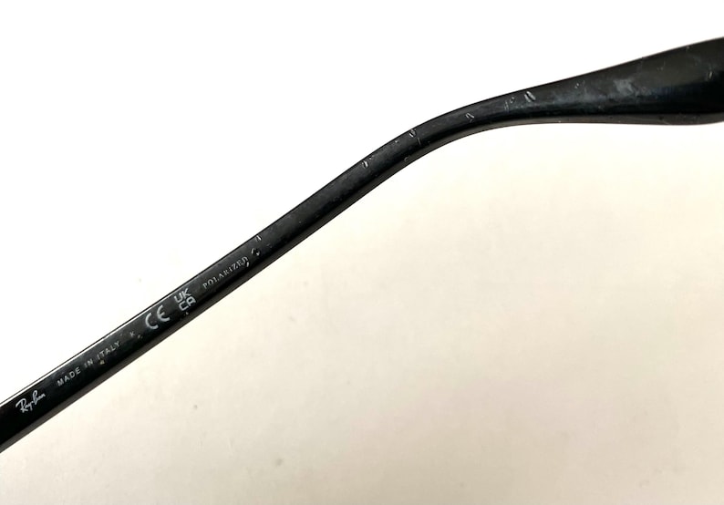 Mens vintage black RAY BAN RB4162 sunglasses glasses specs 59-15-140 image 11