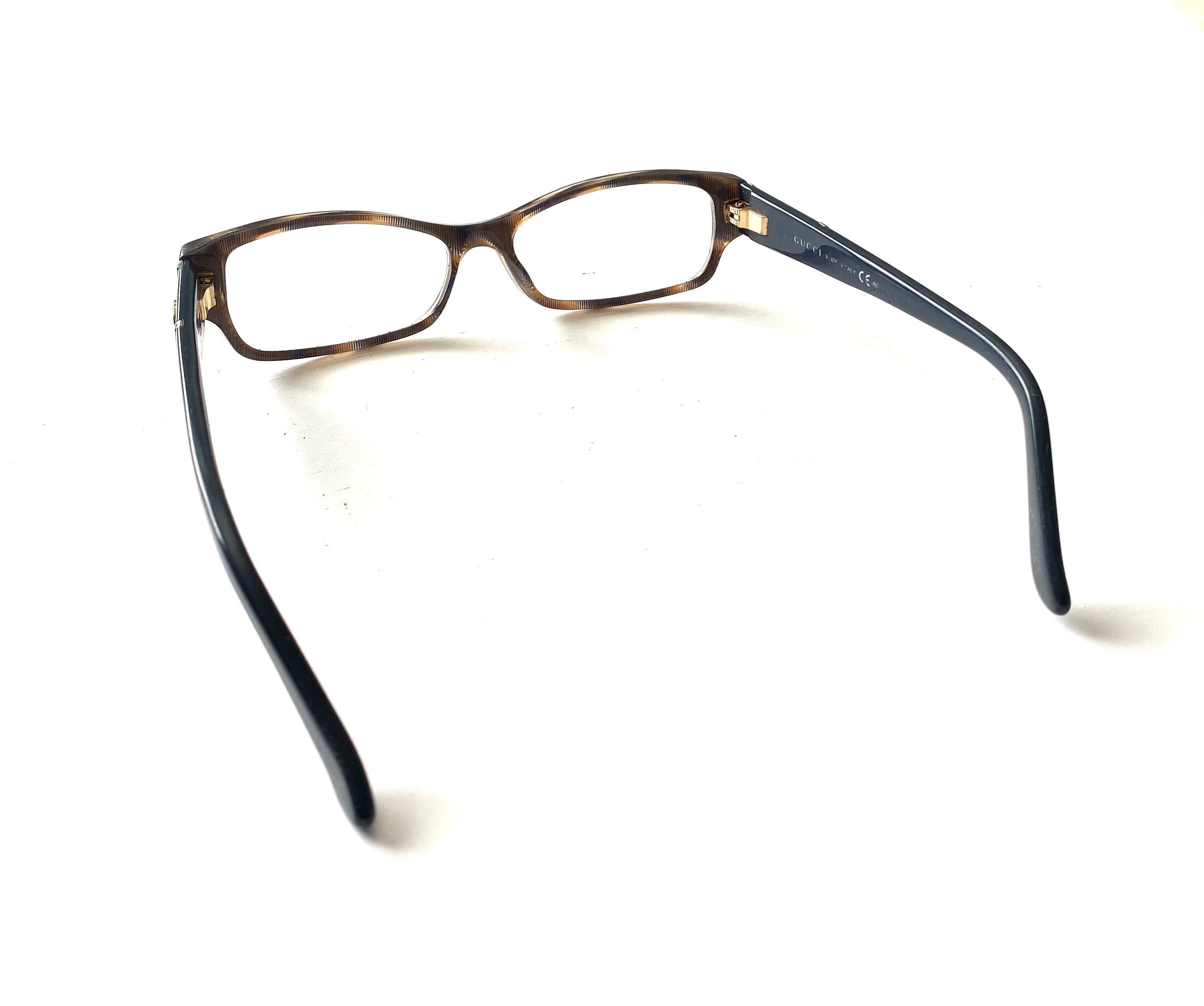 Gucci Brown Tortoiseshell and Navy Blue Women\'s Glasses Gucci GG1791O Tortoise Prescription Eyeglasses main image 2
