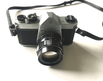ヴィンテージ レトロ アサヒペンタックス 35 mm 一眼レフカメラ +