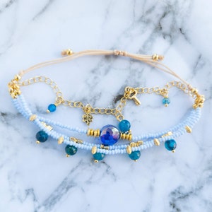 Beautiful Chic Multi Bracelet, Adjustable Bracelet, Multi Stand Seed Beads Bracelet, Stunning Bracelet for women, one of a kind bracelet