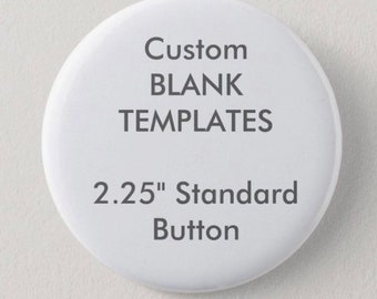 Customizable pin buttons 2 1.25 in