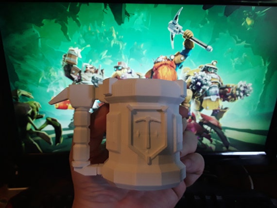Deep Rock Galactic 3d Printed Mini Prop Mug Rock And Etsy Deep Rock Galactic 3d Printed Mini Prop Mug Rock And Etsy