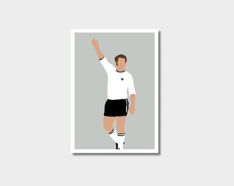 Derby County Dave Mackay-print