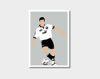 Derby County Igor Stimac A4 Print