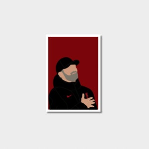 Liverpool FC Jurgen Klopp A4 Print