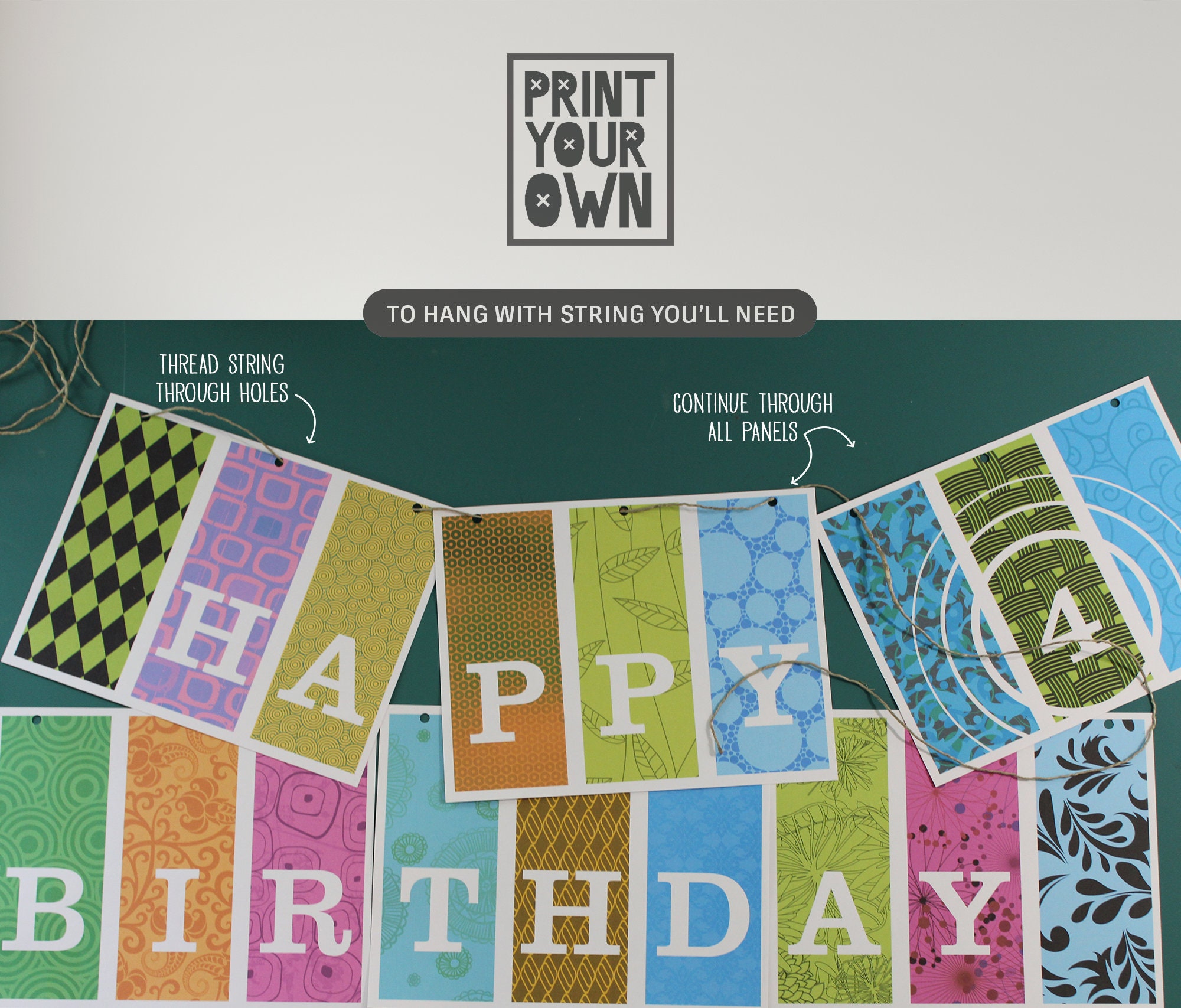 Welcome Home Multi-color Printable Banner/bunting Instant Download - Etsy