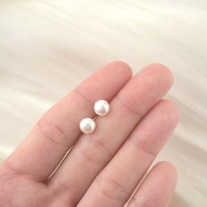 Klassische Perlenohrstecker