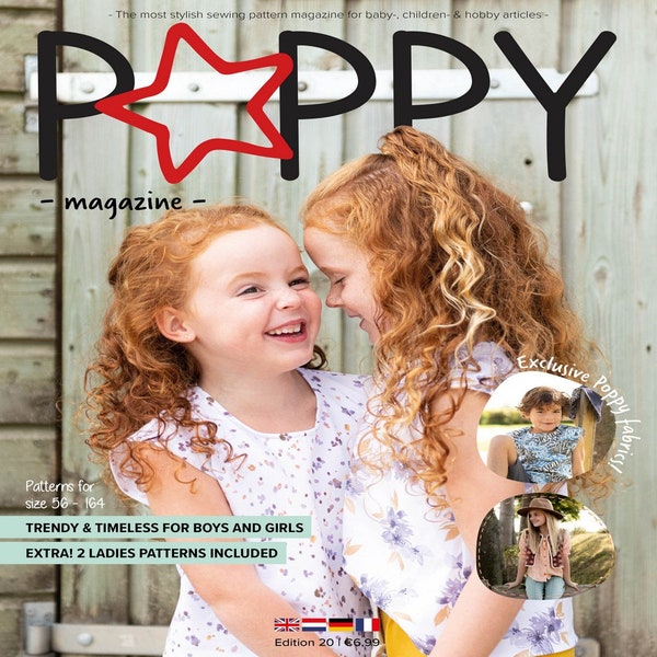 Poppy Magazin 20 -  Schnittmuster Zeitschrift