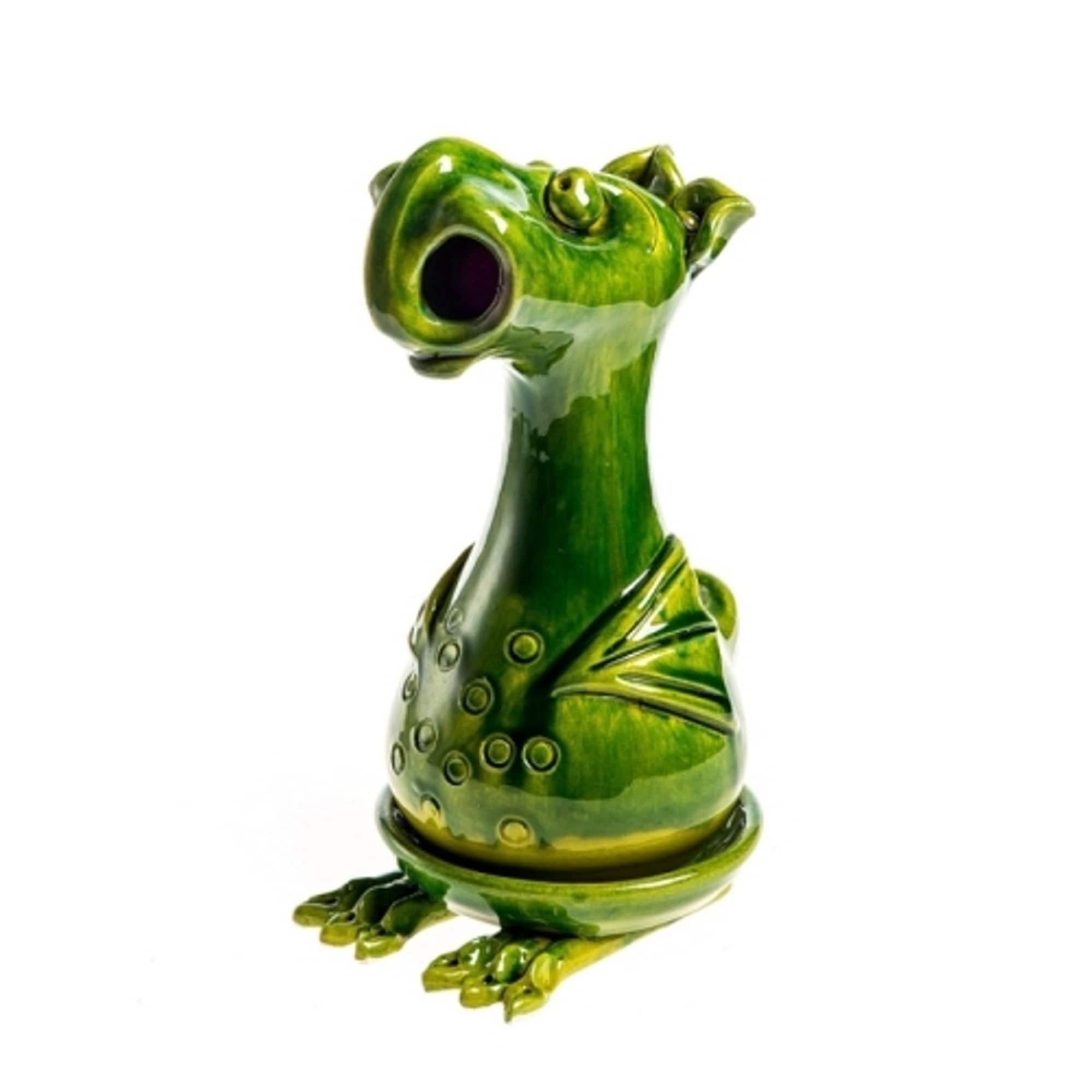 Dragon Incense Burner Ceramic Handmade Green or Dark Red Etsy