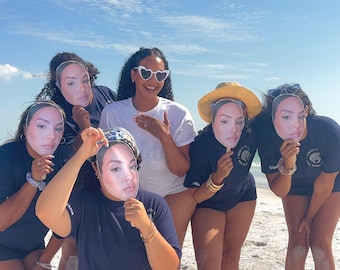 Custom Photo Heads on a Stick for Parties