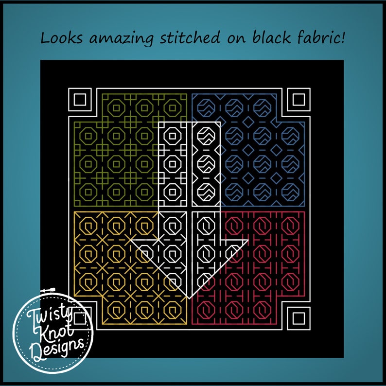 Avatar: The Last Airbender Inspired Blackwork Pattern image 2