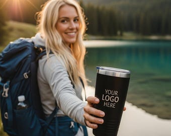Custom Logo Laser Engraved Stainless Steel Tumbler | Corporate Gifts