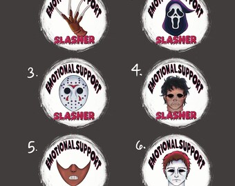 Emotional Support Slasher Stickers