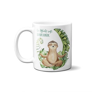 Tasse - Kaffeebecher - Kaffeetasse - Faultier - LT-2