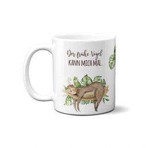 Tasse - Kaffeebecher - Kaffeetasse - Faultier - LT-7