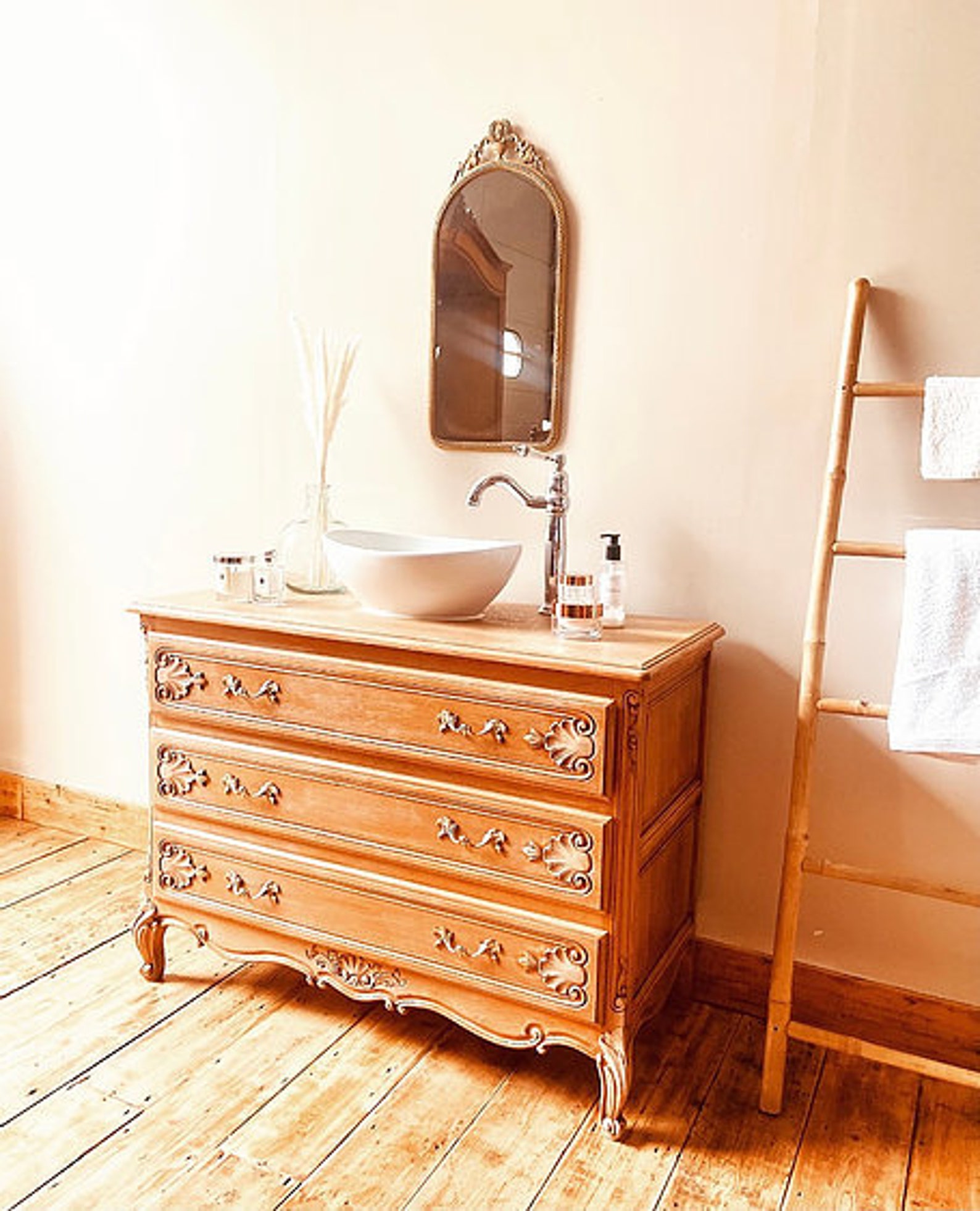 NOW SOLD French Antique Bathroom Sink / Vanity / Washstand / Etsy Italia