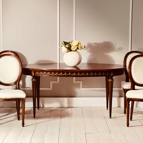Oval Dining Table Extendable - Etsy UK