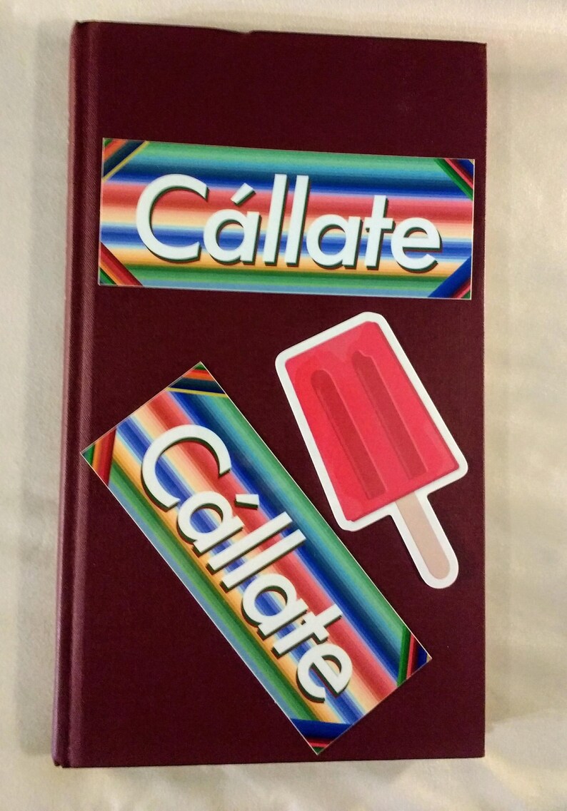Cállate Colorful Serape Design Decal, Waterproof Vinyl, Mexican-style ...