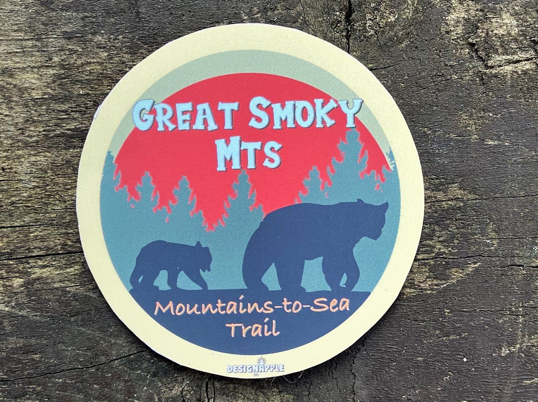 Great Smoky Mountains Sticker Laptop Stickers Hydroflask Etsy