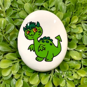Matches SD Monster on Hand Painted Rock