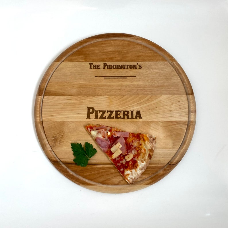 Personalised Pizza Board Pizza Cutting Board Pizza Plate Etsy