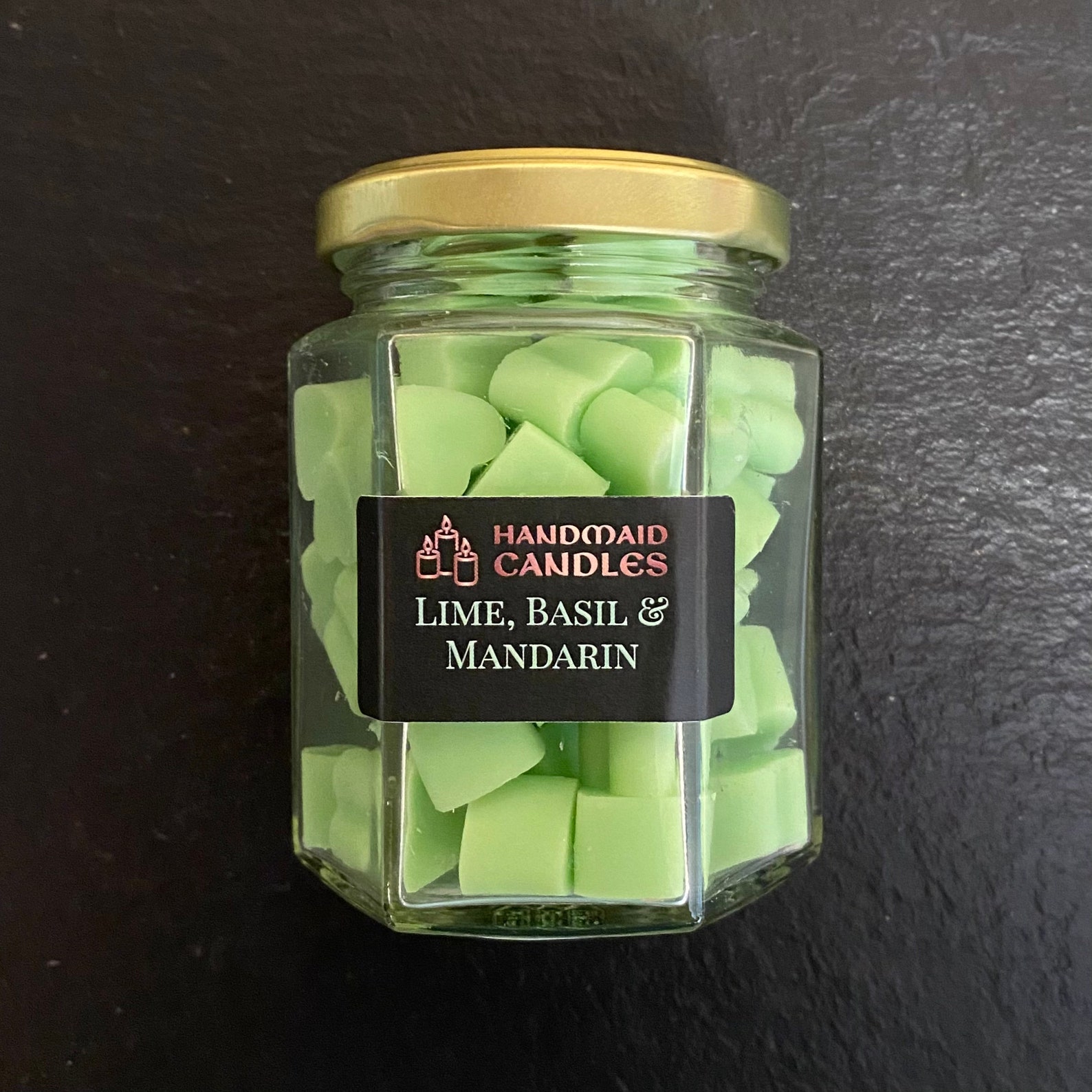 Lime Basil & Mandarin Wax Melts Soy Wax Melts Summer Wax Etsy UK