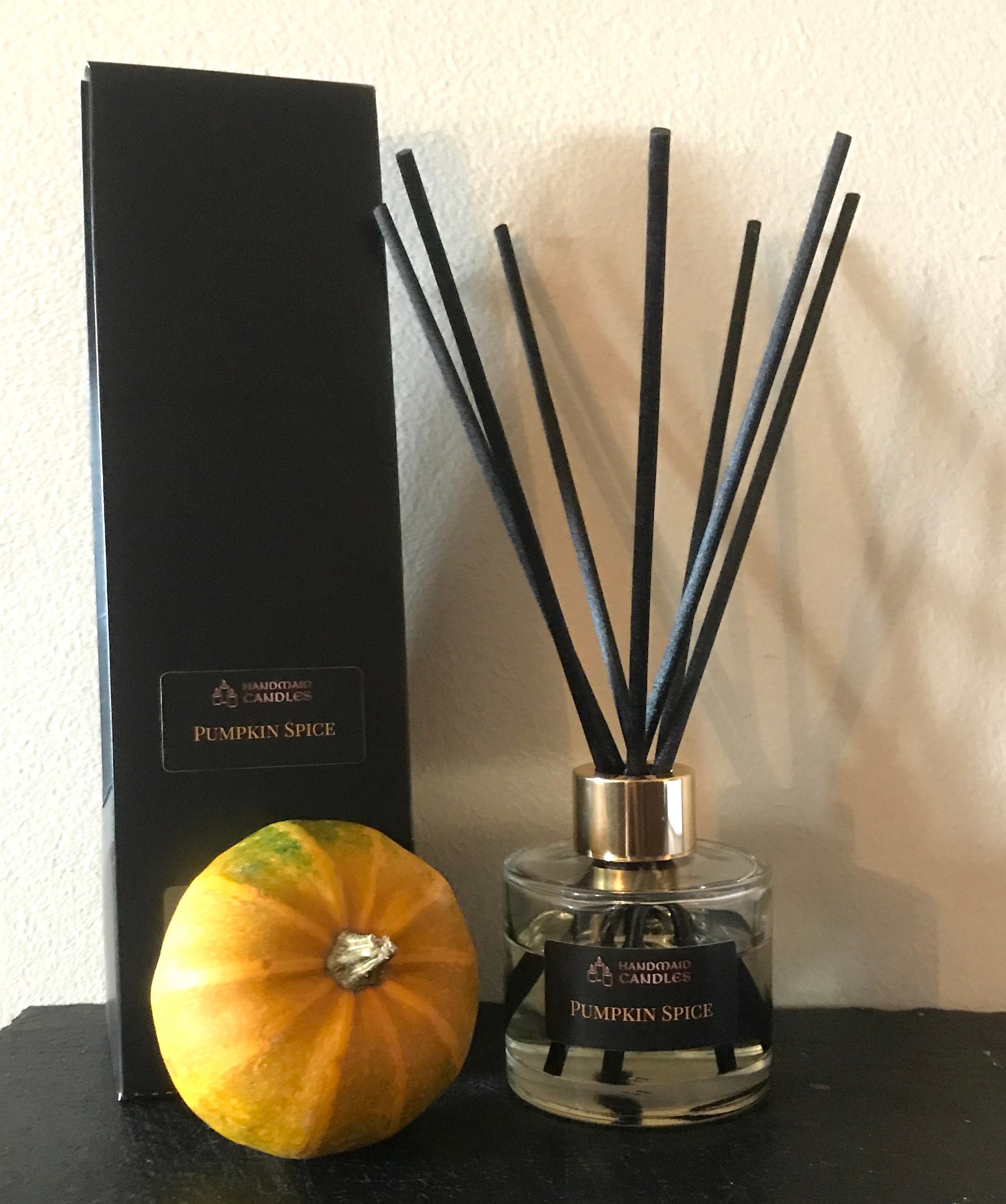 Pumpkin Spice Reed Diffuser. Halloween Scented, Autumn Home Fragrance ...