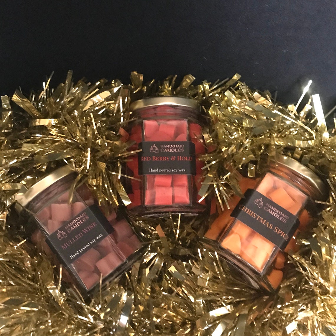 The Christmas Collection A Selection of 3 Jars of 55 Scented - Etsy UK