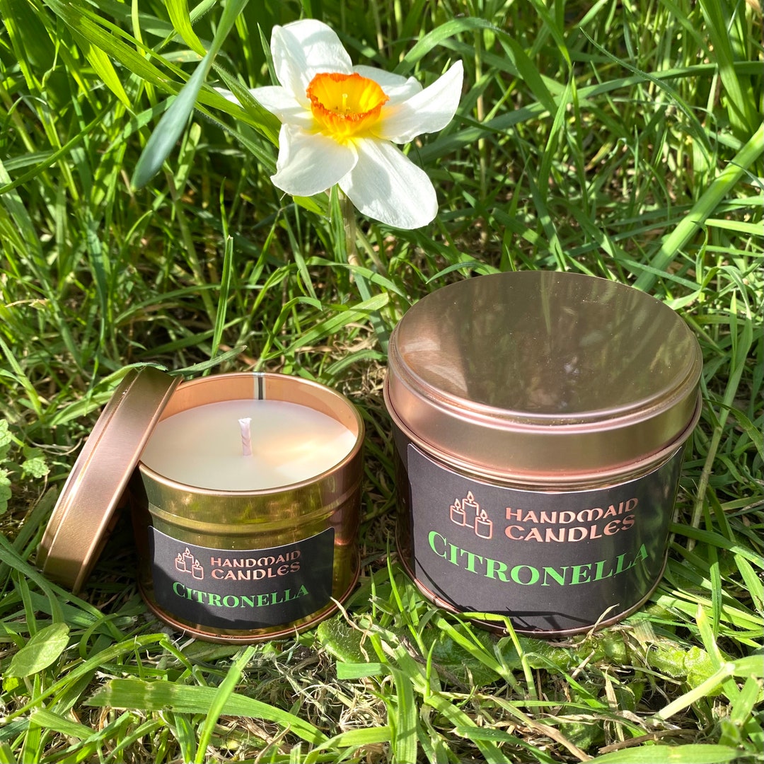 Citronella Candle Garden Candle Outdoor Candle Summer Etsy.de