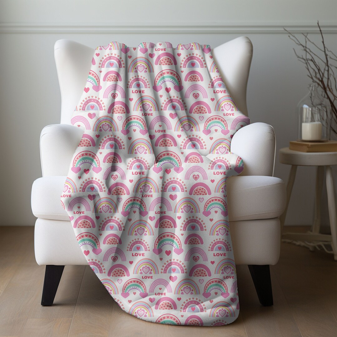 Valentine's Day Blanket, Gift for Daughter, Gift for Granddaughter