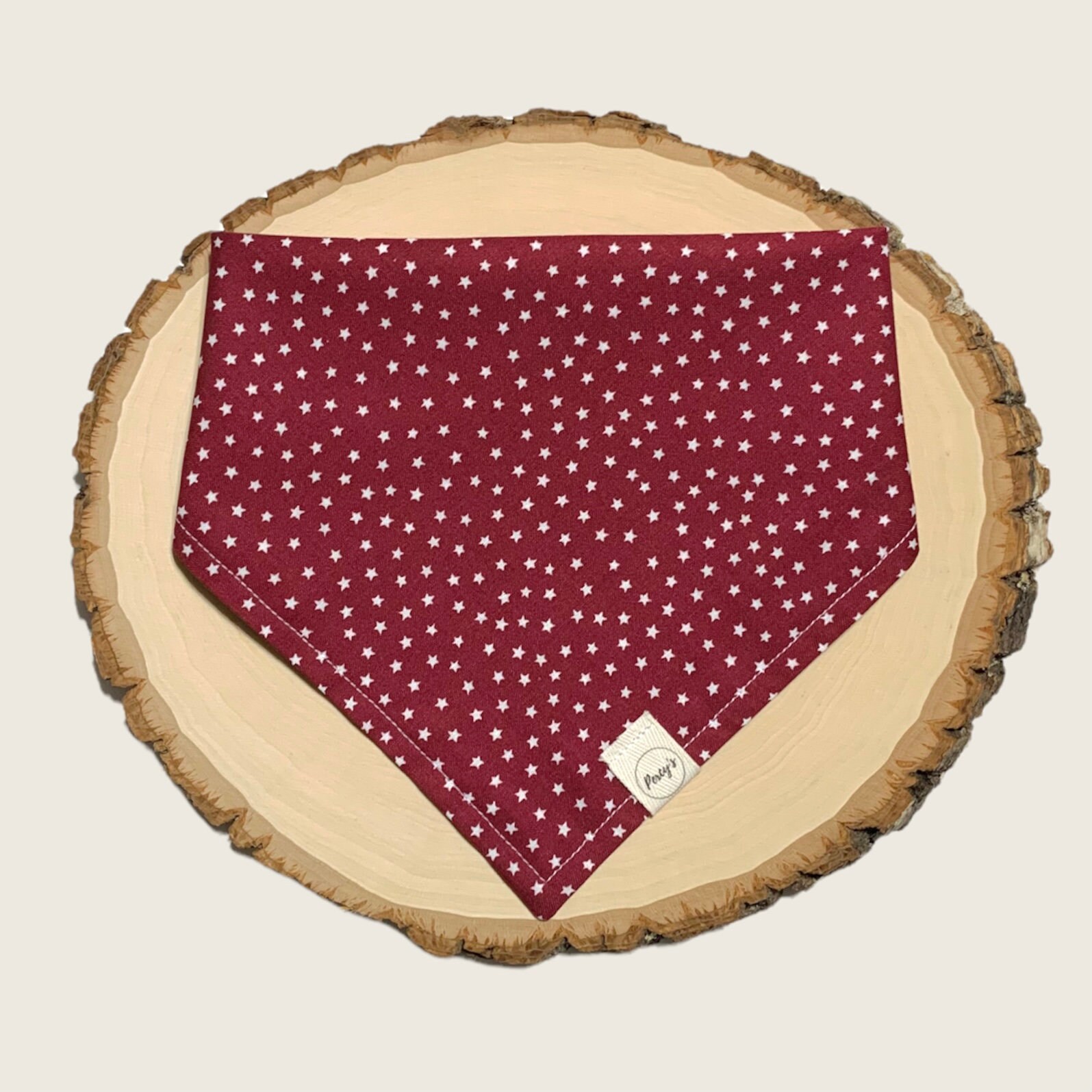 Aggie Maroon Dog Bandana Dark Red Dog Bandana Matching Etsy