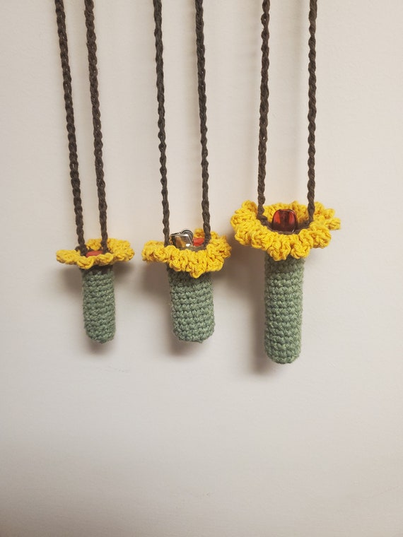 Sunflower Keychain, Vape Holder