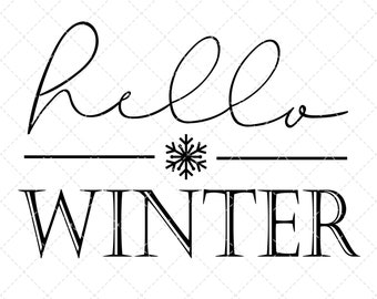 Download Hello Winter Svg Etsy