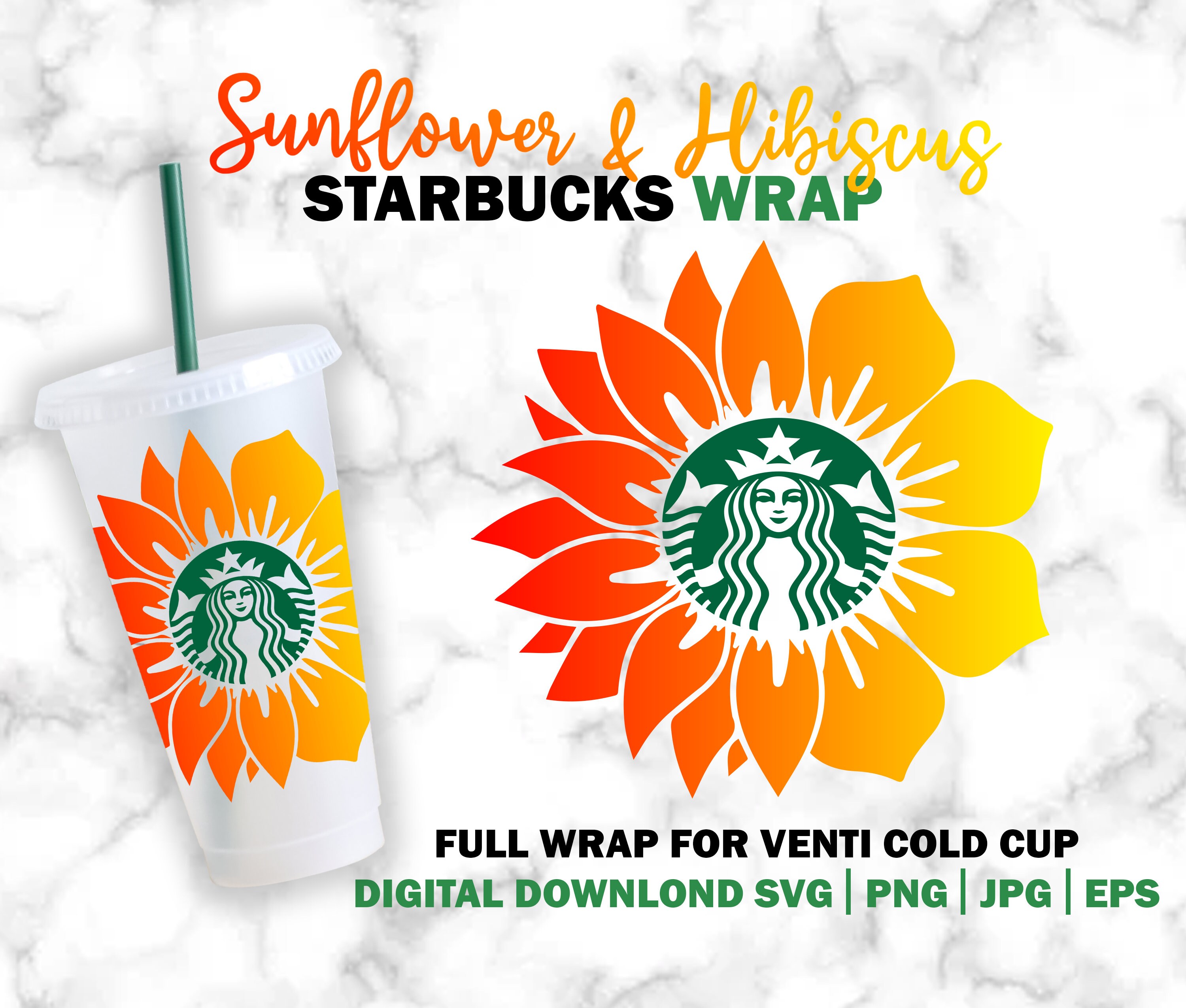 Free Free 266 Flower Starbucks Cup Svg SVG PNG EPS DXF File