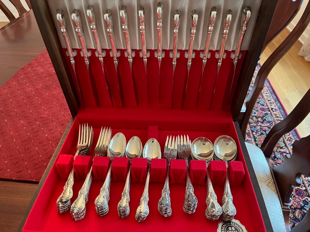 Towle Old Master Sterling Silver Complete 115 Piece Set UNUSED in