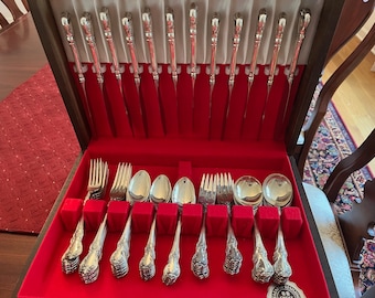 Old Master Towle by Sterling Silver Flatware Set for 8