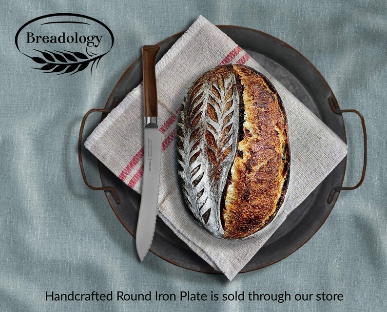 Oval Batard Bread Proofing Basket with Linen for Etsy