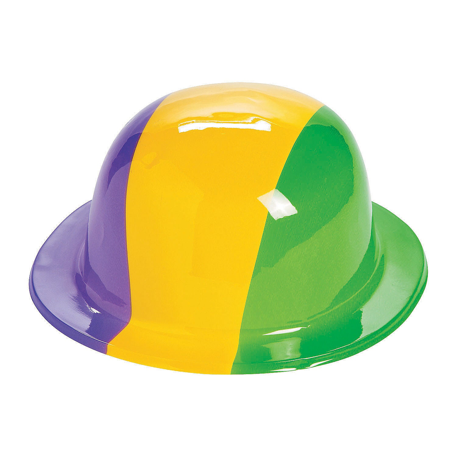 Mardi Gras Tri-color Derby Hats Mardi 