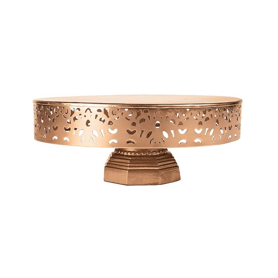1 Piece Party Supplies Square Gold Glitter Cake Stand