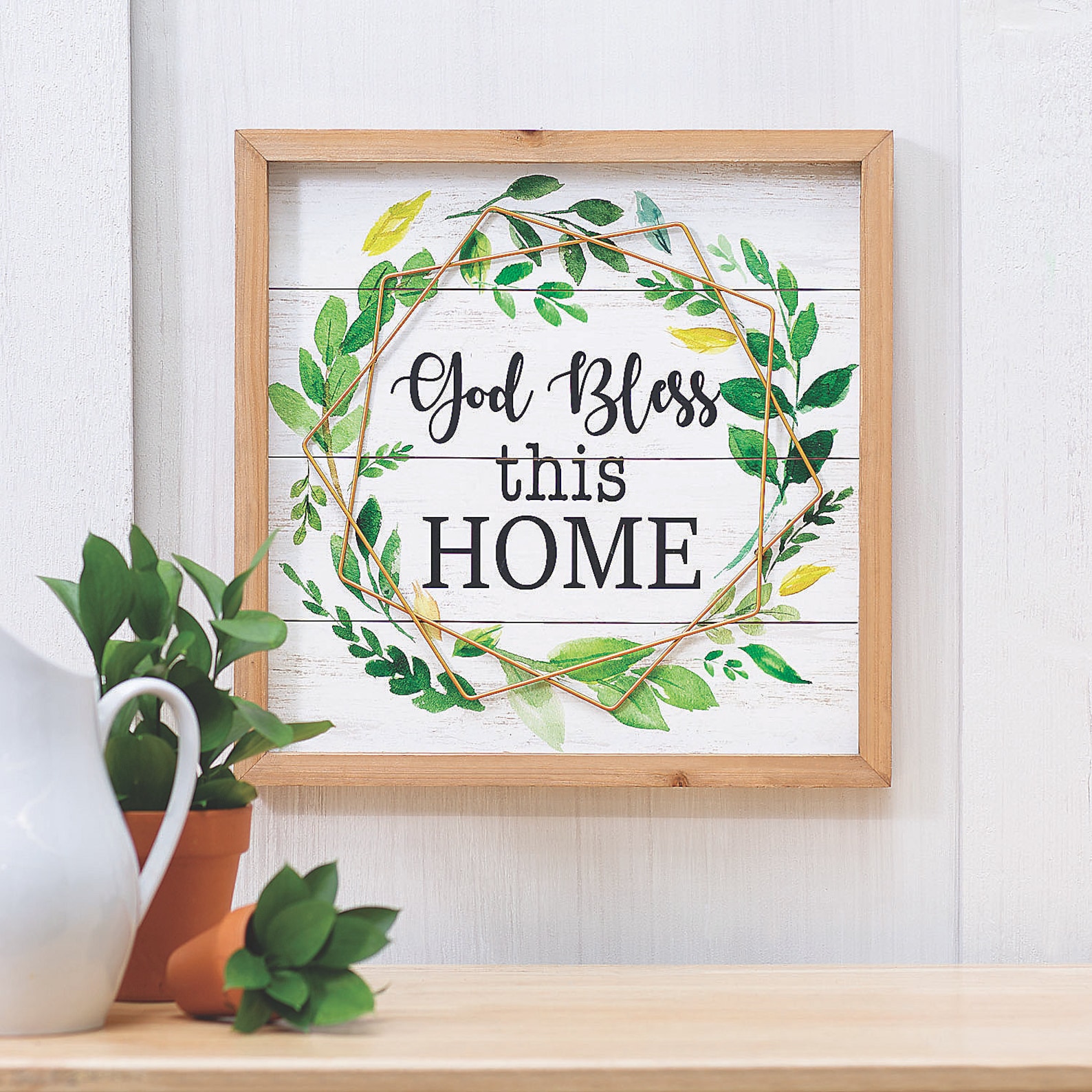 God Bless This Home Wall Sign Wall Decor Decorative Etsy