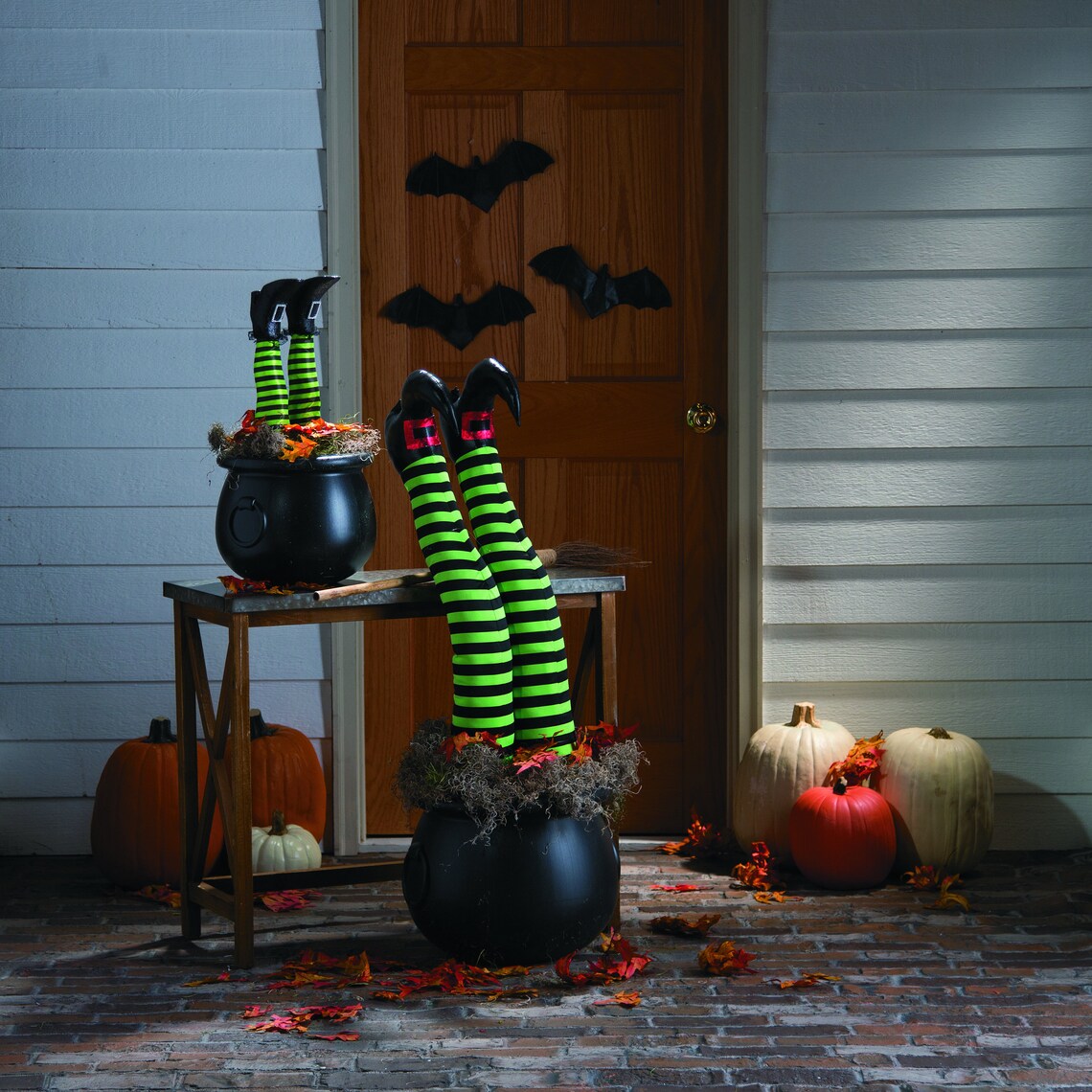 Witch Legs Yard Stakes Halloween Decoration Halloween Yard Etsy