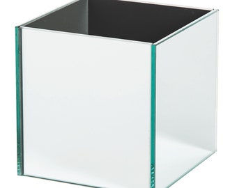 Large Mirrored Vase Large Mirrored Vase, Large Mirrored Square Vase