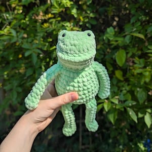 Handmade Crochet Frog Plush