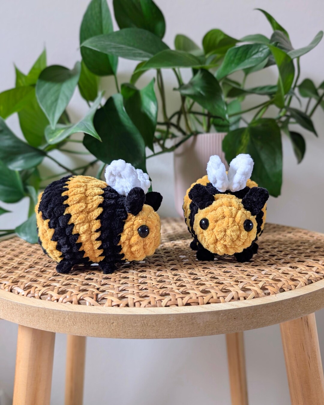 Soft Crochet Bumblebee Plushie - Etsy